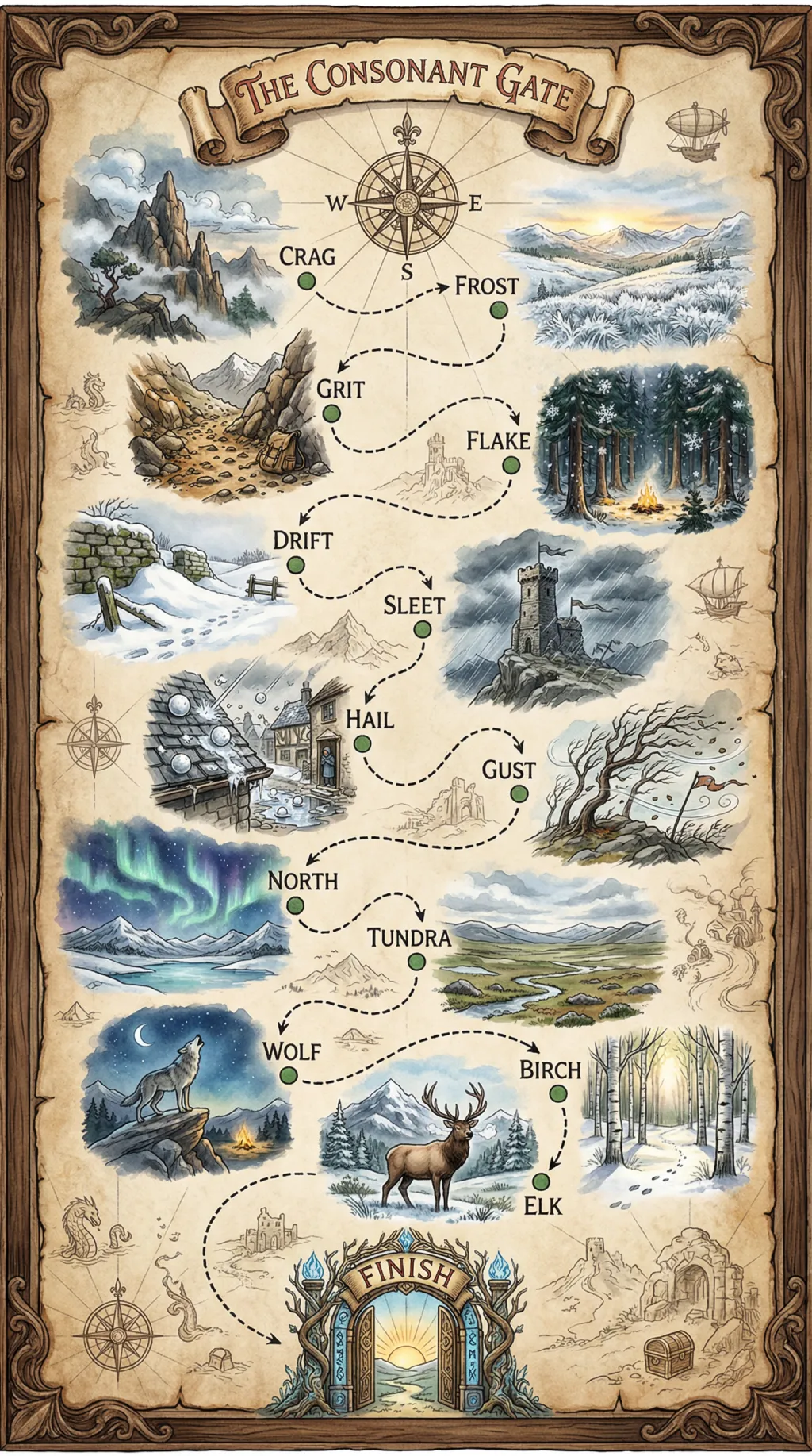 The Consonant Gate map