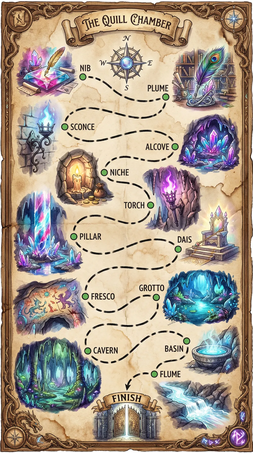 The Quill Chamber map