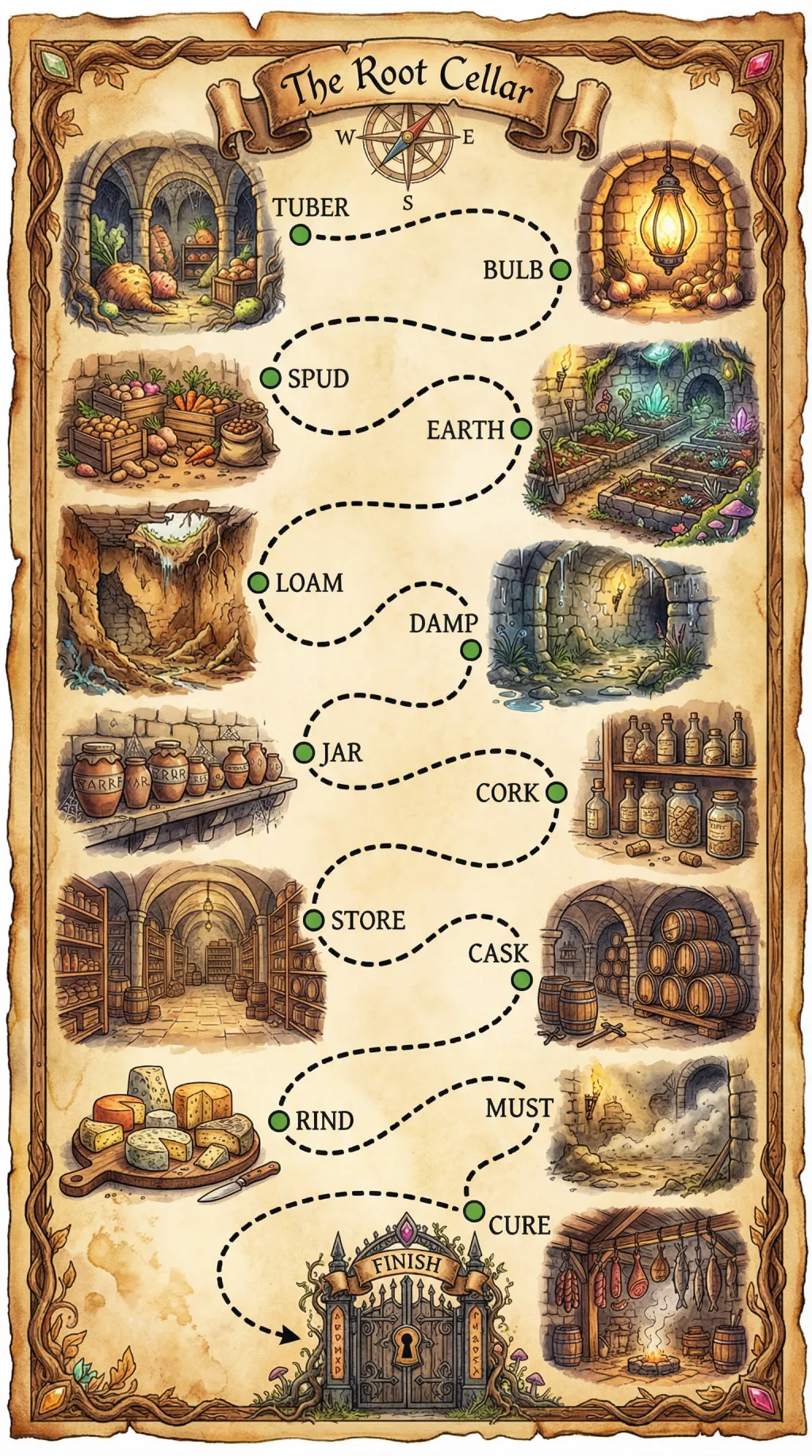 The Root Cellar map