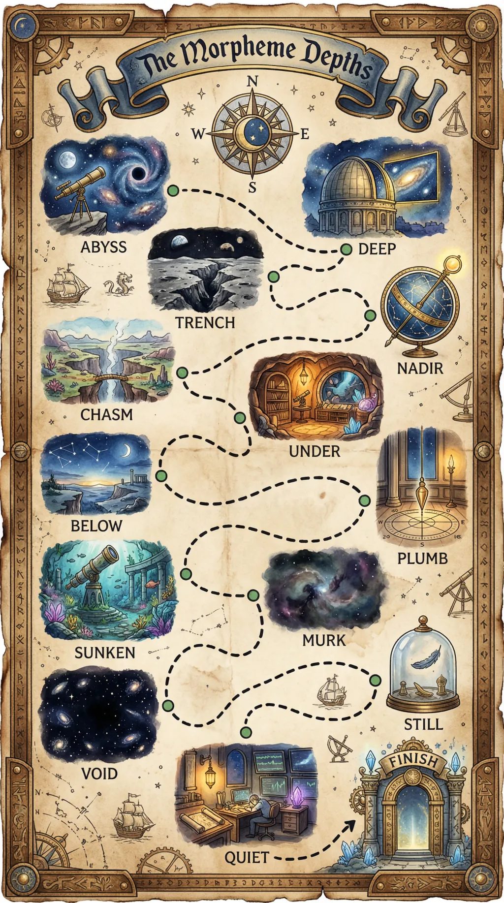 The Morpheme Depths map