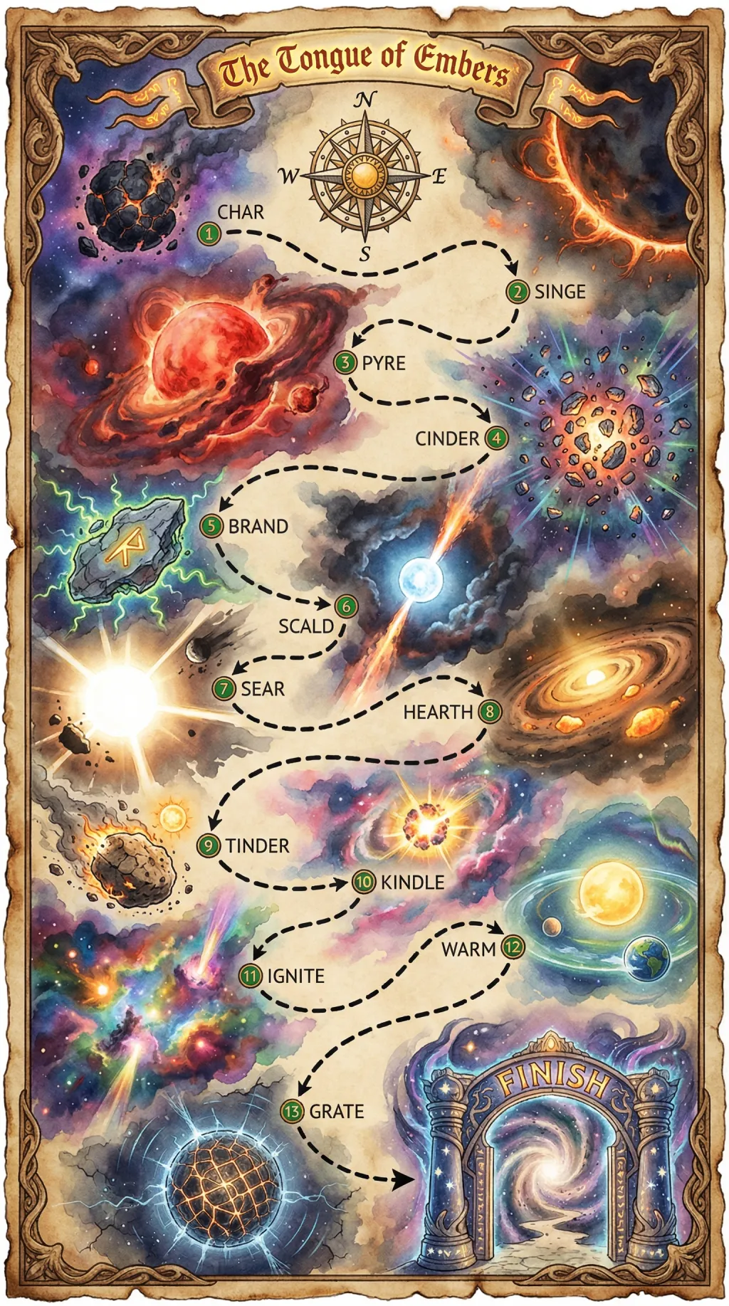 The Tongue of Embers map