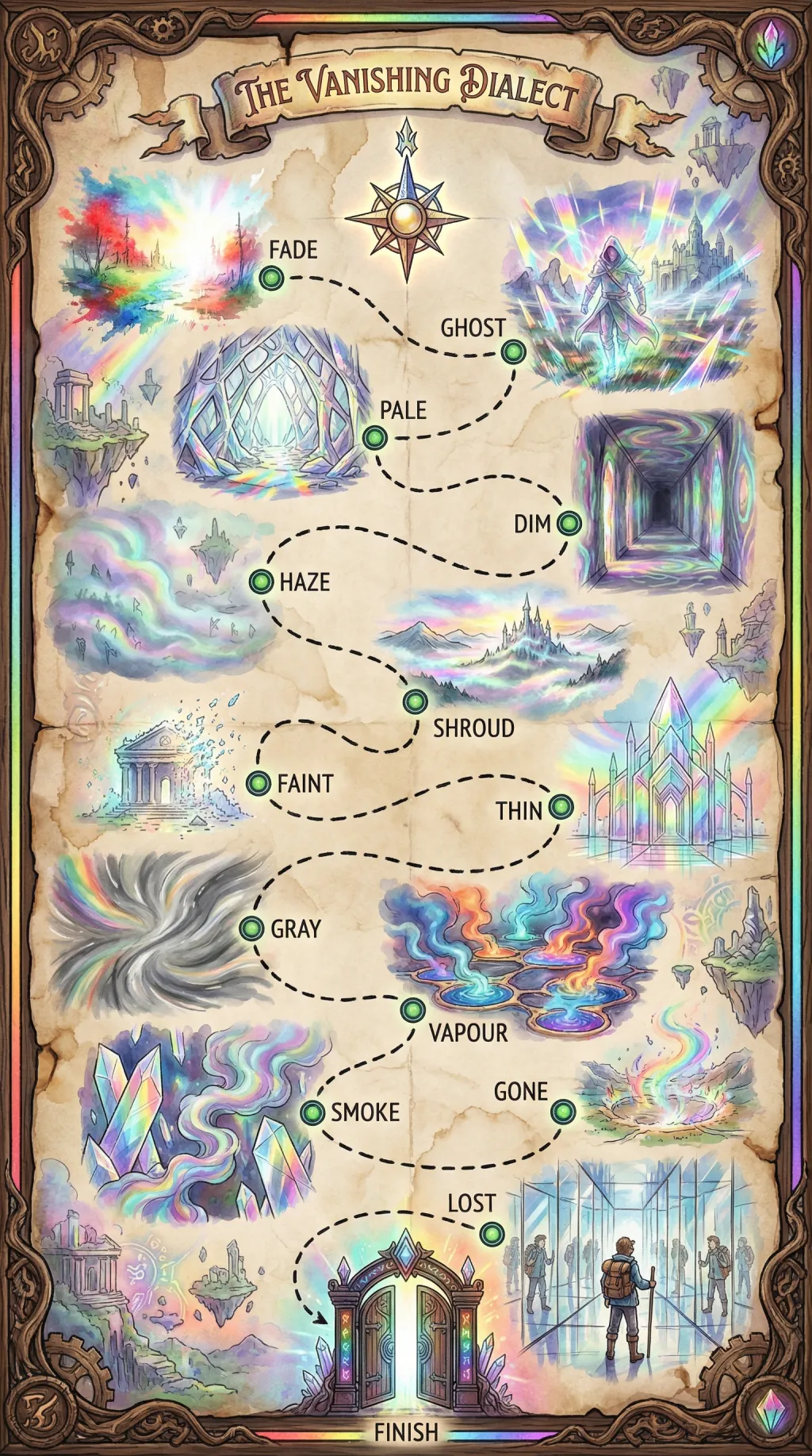 The Vanishing Dialect map