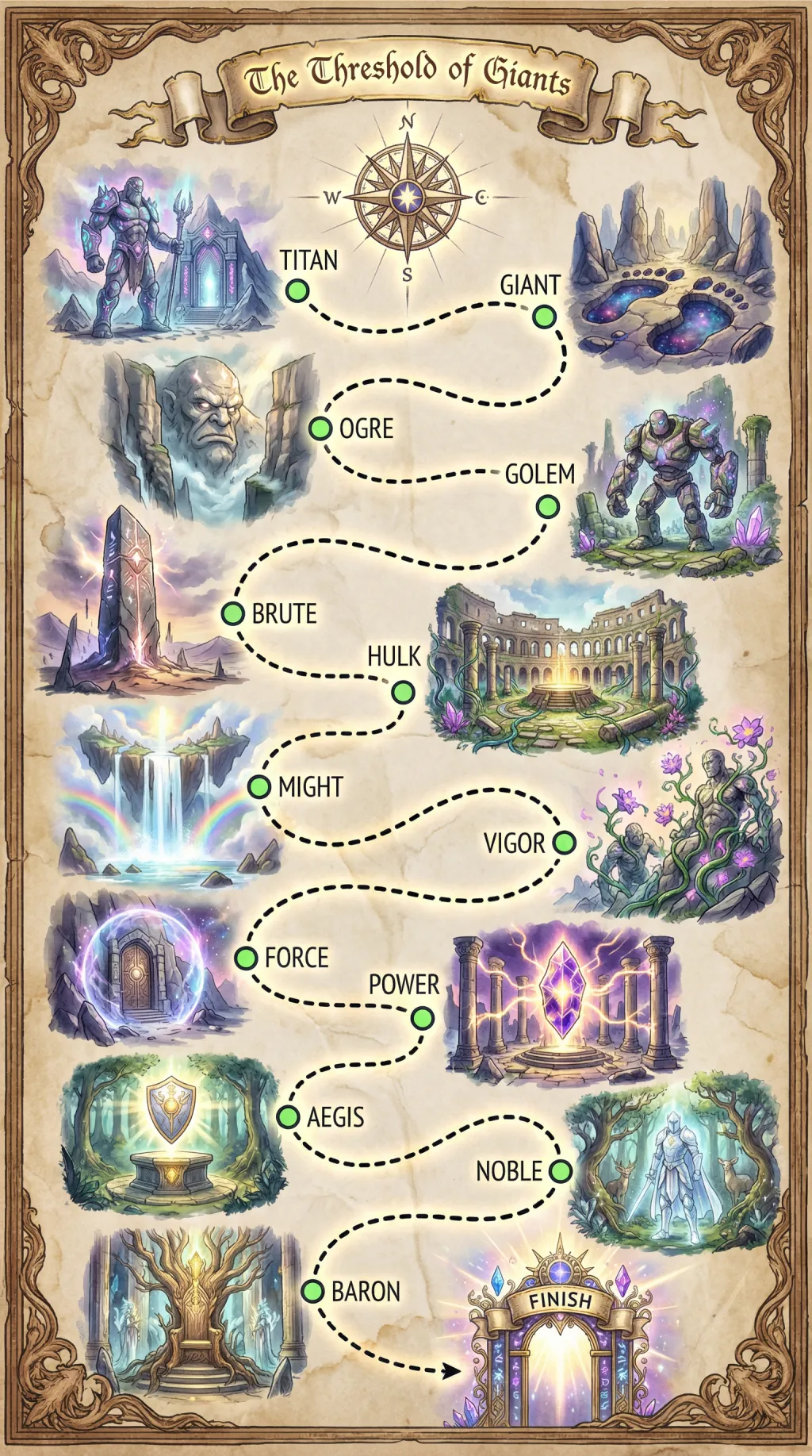 The Threshold of Giants map